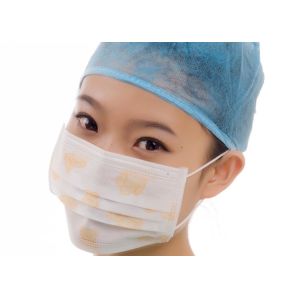 China Disposable Earloop Nonwoven Medical Face Mask Non Irritating on sale