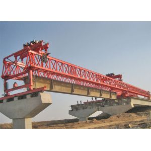 China 200t Beam Launcher Bridge Erection Crane Equipment To Move Girder Cabin Control on sale