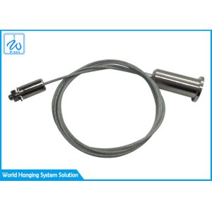 Transparent Pvc Coated Hanging Cable Suspension Kit With Locking Screw