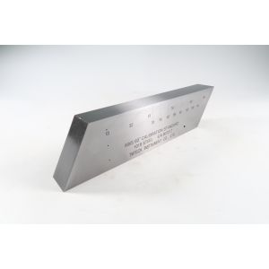 NDT AWS 14.4 60° Test Block Ultrasonic Calibration Block