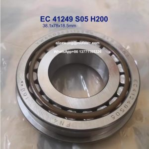 Automotive Gearbox Bearings EC 41249 S05 H200 38.1x78x18.5mm Tapered Roller