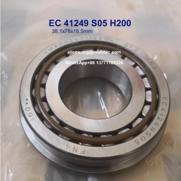 Automotive Gearbox Bearings EC 41249 S05 H200 38.1x78x18.5mm Tapered Roller