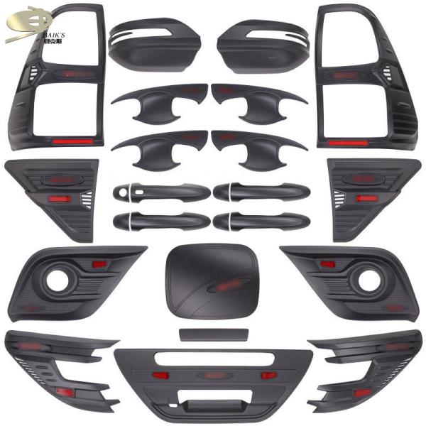 Abs For Toyota Hilux Revo Chrome Whole Sets Of car Accessories Matte Black 2015