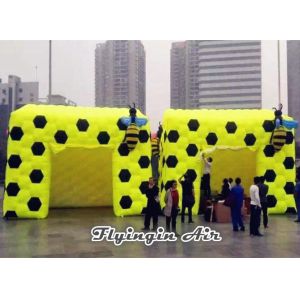 9m*6m*6m Yellow Honeycomb Inflatable Tent for Exhibition and Trade Show
