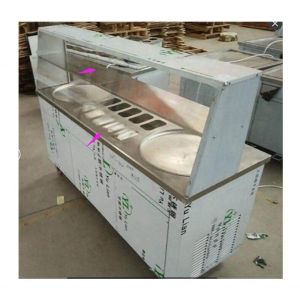 2022 world best salable fried ice cream machine with low investment and long