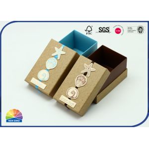 Cardboard Ring Case Rigid Shoulder Box Matte Lamination Debossing