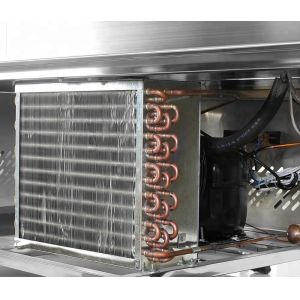 CE Multiscene Under Counter Refrigerators Freezer 350L Silver Color