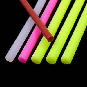 China Factory Manufacturer Custom Soft Colorful Circular Extruded Industrial Square Round Hard Soft Silicone Rubber Rod on sale
