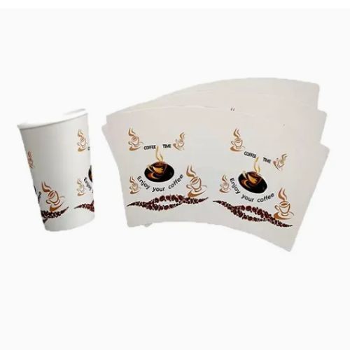 Double-Sided Anti-Permeability PE Coated Paper Cup Fan for Coffee Cup Fan Slices
