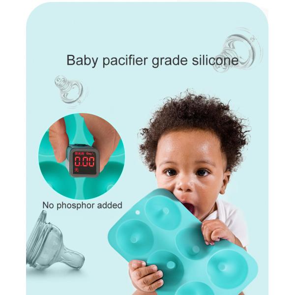 BPA Free Non Stick 6 Cavity Silicone Donut Molds For Cake Cupcakes