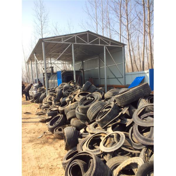 10 tons scrap tire rubber plastic waste to fuel oil pyrolysis plant Tire
