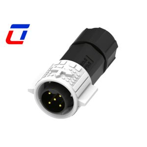 10A 5 Pin Waterproof Plug Socket M19 Waterproof 12 Volt Cable Connectors