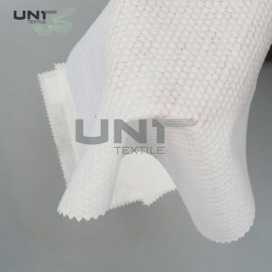Pearl Pattern Spunlace Nonwoven Fabric Polyester / Viscose Cross Lapping