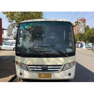 23 Seats Used Small Bus , Yutong Used Mini Coach With Automatic Gear Box