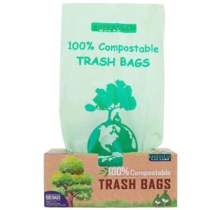 custom made biodegradable and compostable plastic garbage rolls bags, Compostabl
