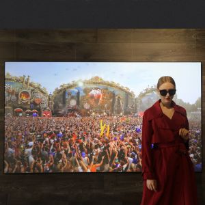 PET Fresnel UST Screen 100 inch Ambient Light Rejecting Screens Customized