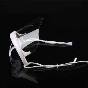 Reusable Sanitary Transparent Plastic Mouth Cover