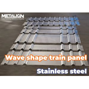 Cheap Stainless Steel Automotive Roll Forming Machine For Customizable Metal Wave Panels Production for sale