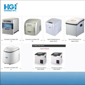 Vertical Stainless Steel Cubic Home Ice Maker Manual Digital Smart