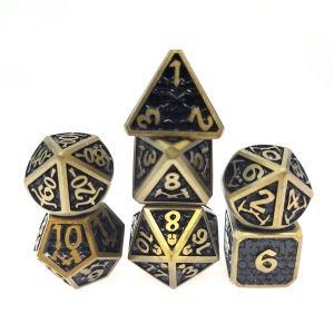 Mini supplier polyhedral RPG dice set poker tabl RPG Dice Set Metal