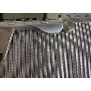 Erosion Resistant 10 Micron Stainless Steel Filter Mesh 20mm To 6100mm Width