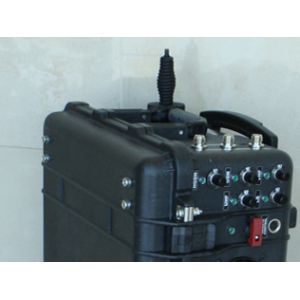 Mobility 25Mhz-3800Mhz Tactical Jammer , VHF UHF High Power Signal Jammer 350W