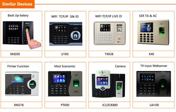 UT268 Android Fingerprint And RFID Card Time Attendance With GPS SMS Biometric Fingerprint Time Recorder