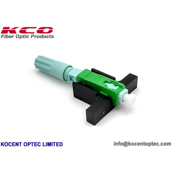 Round Boot Flight SC APC UPC Fiber Optic Fast Connector with Low Insertion Loss