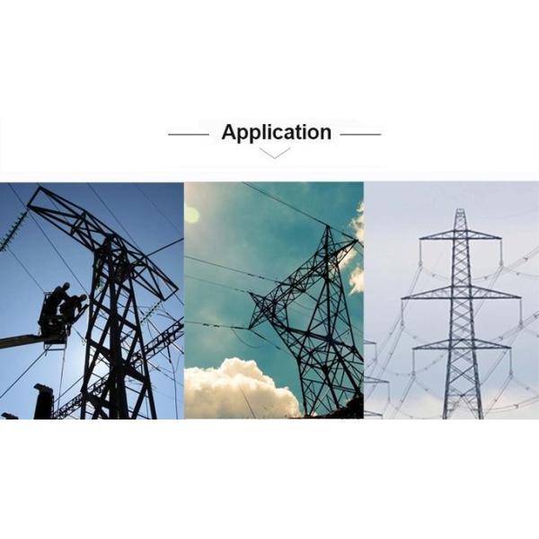 24 Core OPGW Composite Overhead Ground Wire / Stainless Steel Fiber Optic Cable G652D