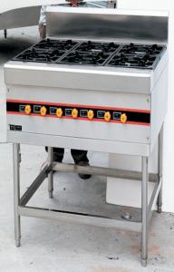 China Floor Type 40KW Commercial Gas Cooking Stove 4-8 Burner 900x800x950mm on sale