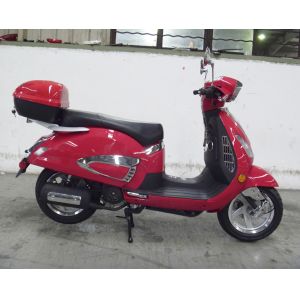 Nice Shape Adult Motor Scooter Red 150cc Lady Scooter With Rear View Mirror