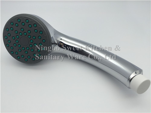 ABS material single function chromed shower hand spray shower classic model bathroom