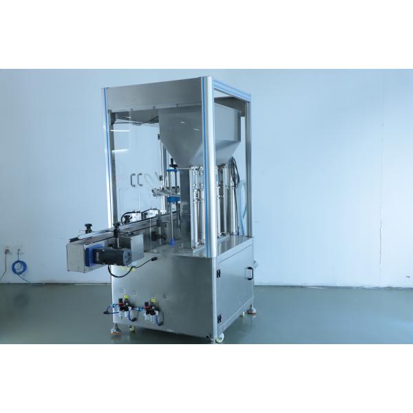 2.2KW 4 Heads Cosmetic Liquid Filling Machine 1400*1000*1700mm 30-50 Bottles / Min