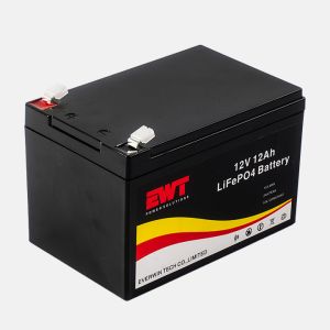 12Ah 12V Lithium Iron Phosphate Battery pack Home Power System