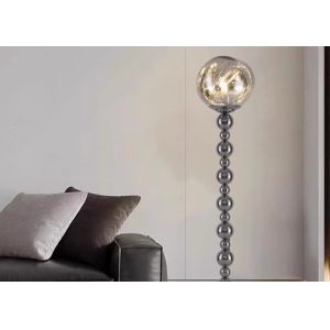 Nordic silver table lamp modern simple bedroom bedside ball light floor lamp