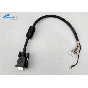 HD RGB 15 Pin D SUB Cable 12PIN PHR VGA Display Internal For Computer Wiring