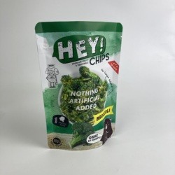 Custom Printed Stand Up Zipper Bags with Aluminum Foil for Fruit Chips Matt