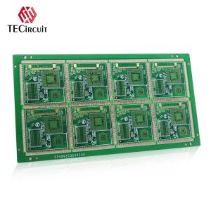 OEM Multilayer Printed Circuit Board RIGID PCB Semi Metalized Trough On Four