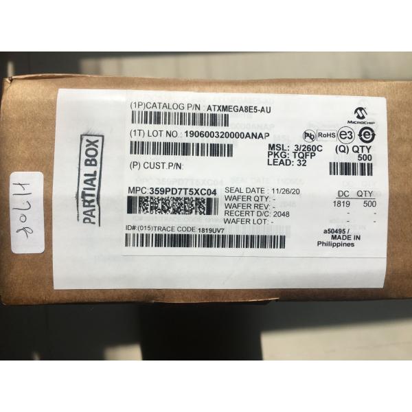 Quality ATXMEGA8E5-AU 32MHz SPI 8 Bit Microcontrollers MCU 32TQFP wholesale