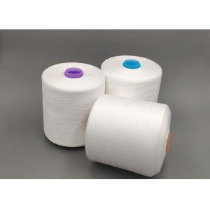Cheap TFO Technical Raw White Spun Polyester Yarn 60/3 On Dyeable Tube for sale