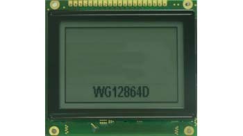 WG12864D=M12864-10-B5: STN LCD (Blue),White backlight(side),transmissive
