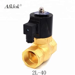 2 Way High Temperature 1-1/2 inch Hot Water Solenoid Valve DC 24V