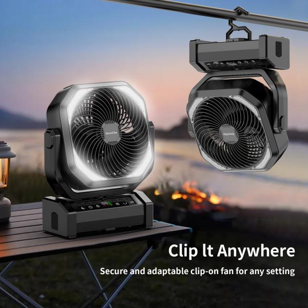 Socool Fan Emergency Power Supply Fan Remote Controlled Oscillating Fan