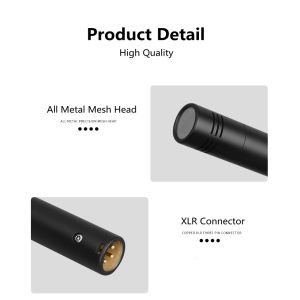 CE ROHS Studio Condenser Microphone Plug And Play 140dB SPL