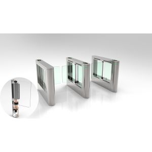 Cheap Trian Station Electronic Turnstile Gates BDS808-S DC 24V 4 Pairs IR Sensor for sale