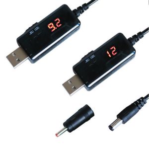 USB to DC Power Cable 5V to 9V 12V DC Jack Charging Cable Power Cord Plug