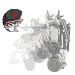 China Lightweight Portable Carbon Fiber Folding Electric Wheelchair ISO13485 on sale