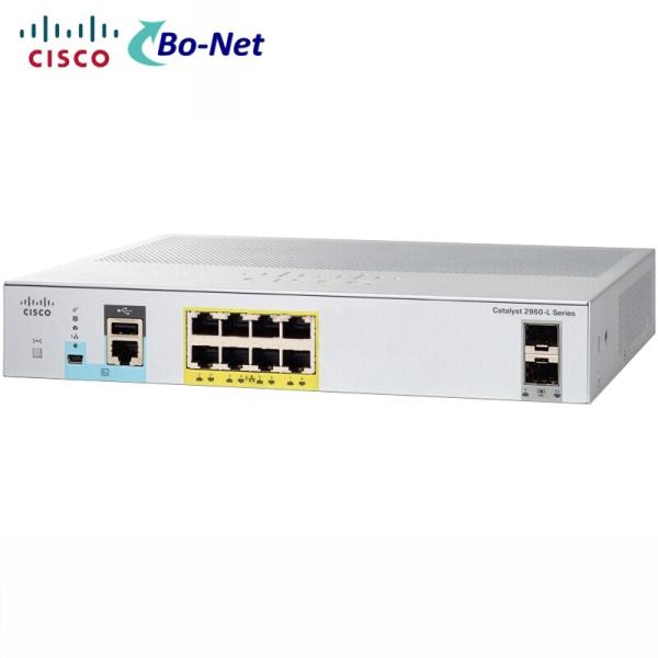 Quality Cisco Network Switch WS-C2960L-8PS-LL 8 Port GigE with PoE, 2 x 1G SFP, LAN Lite wholesale