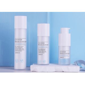 Childproof Cosmetic Airless Bottle 50ml Serum Package Twist Up Airless Bottle