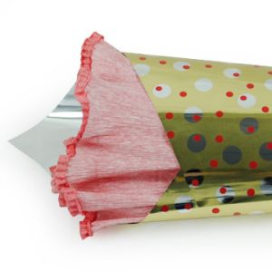 Hologram / Metallized / Aluminized Gift Wrapping Paper with Screen Printing